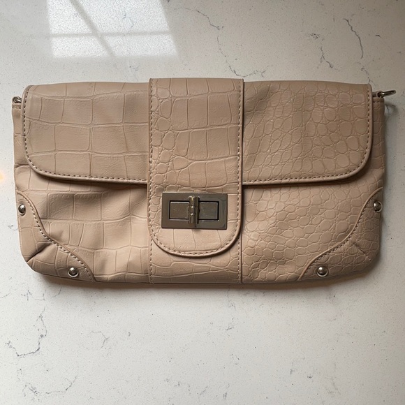 Snakeskin (faux) Clutch